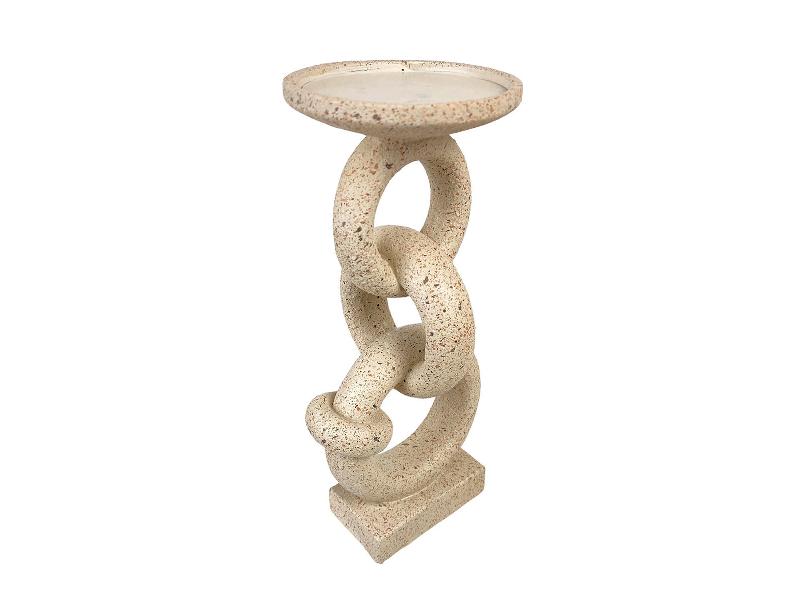 Candelabro 11X23 Cm Blanco